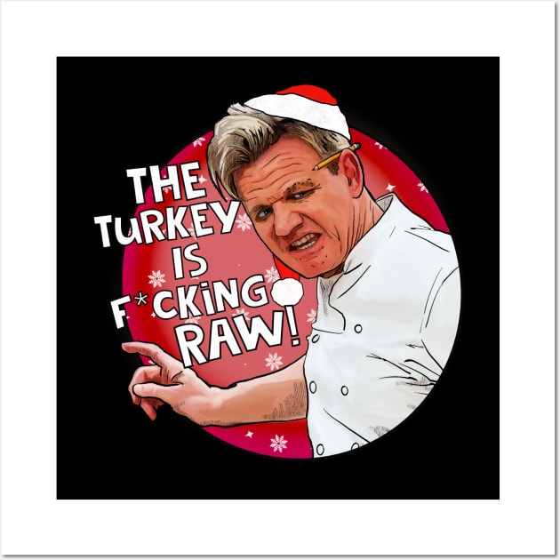 Happy Gordon Ramsay Christmas Wall Art by Camp David